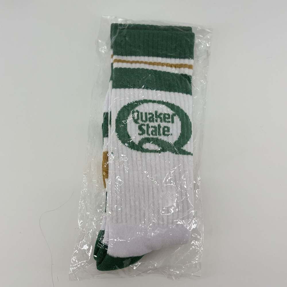 Vintage Quaker State Knee High Socks Youth Medium